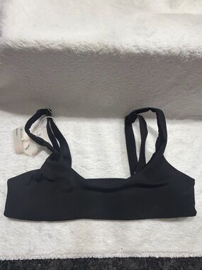 NWT Bikinishe Black Strappy Bikini Top Small
